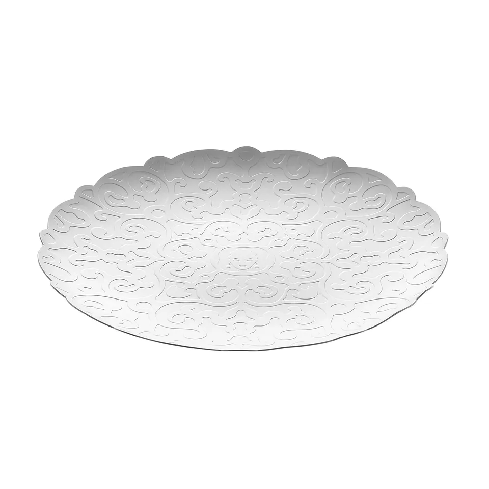 Alessi Dressed MW07 vassoio rotondo acciaio 35 cm