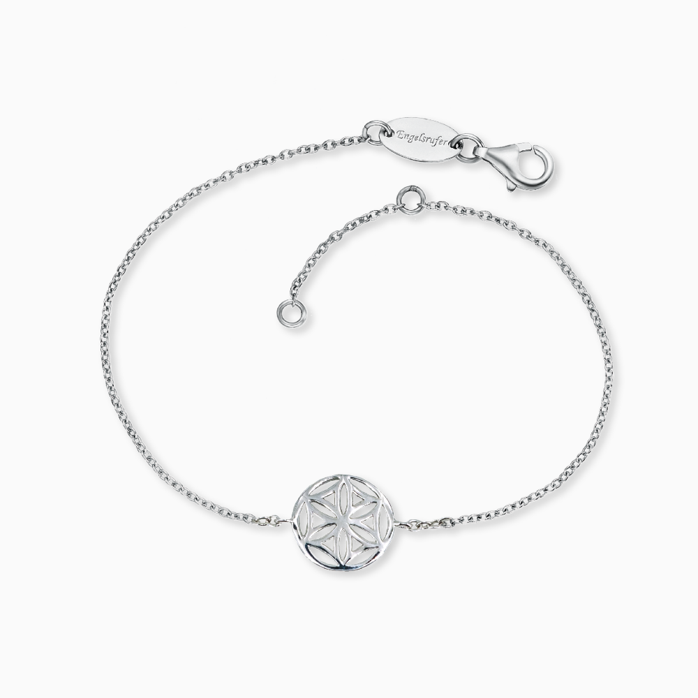 Engelsrufer Lebensblume Bracciale Argento 925 Fiore Vita