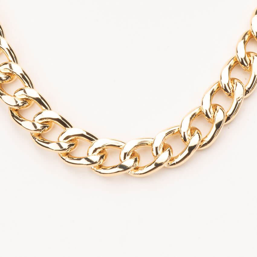 Chic Ad Hoc Collana girocollo groumette oro giallo