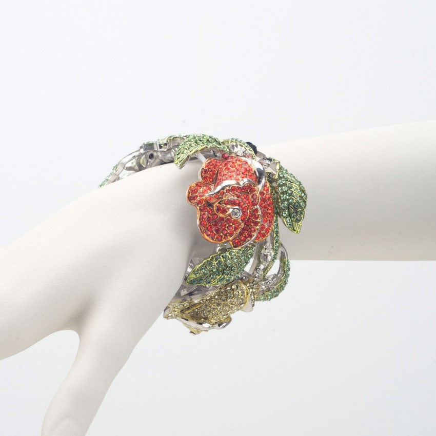 Chic Ad Hoc Bracciali bracciale rigido rose multicolor