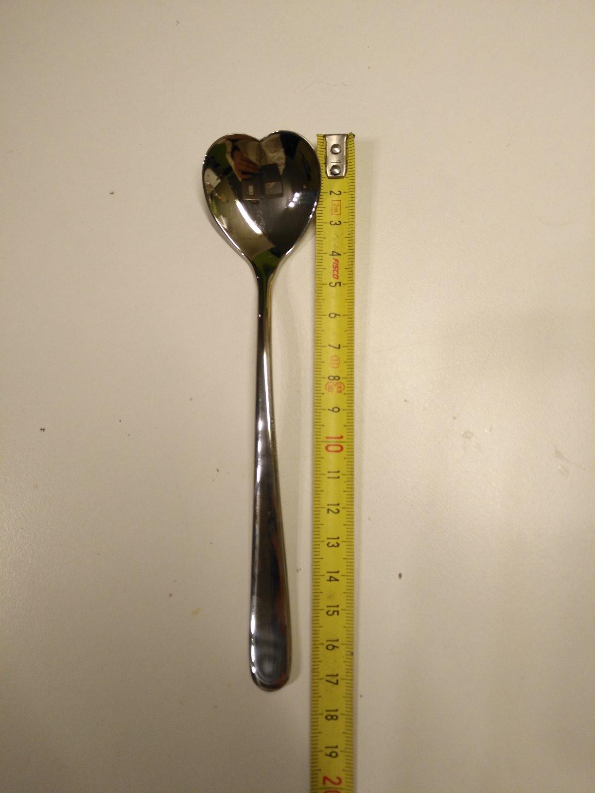 Alessi Big Love AMMI01CU set 6 cucchiaini gelato cuore