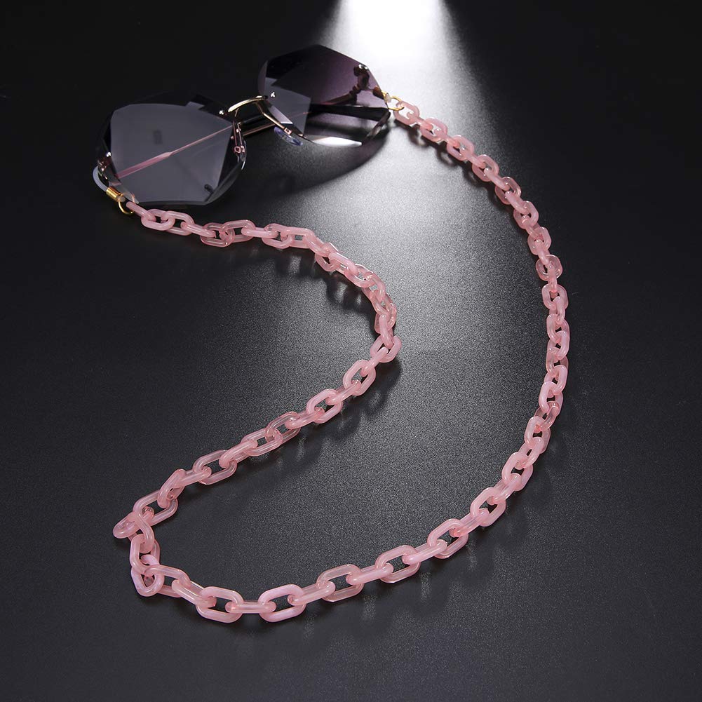 EUEAVAN Eyeglass Chains Catenella Occhiali Rosa Donna Uomo