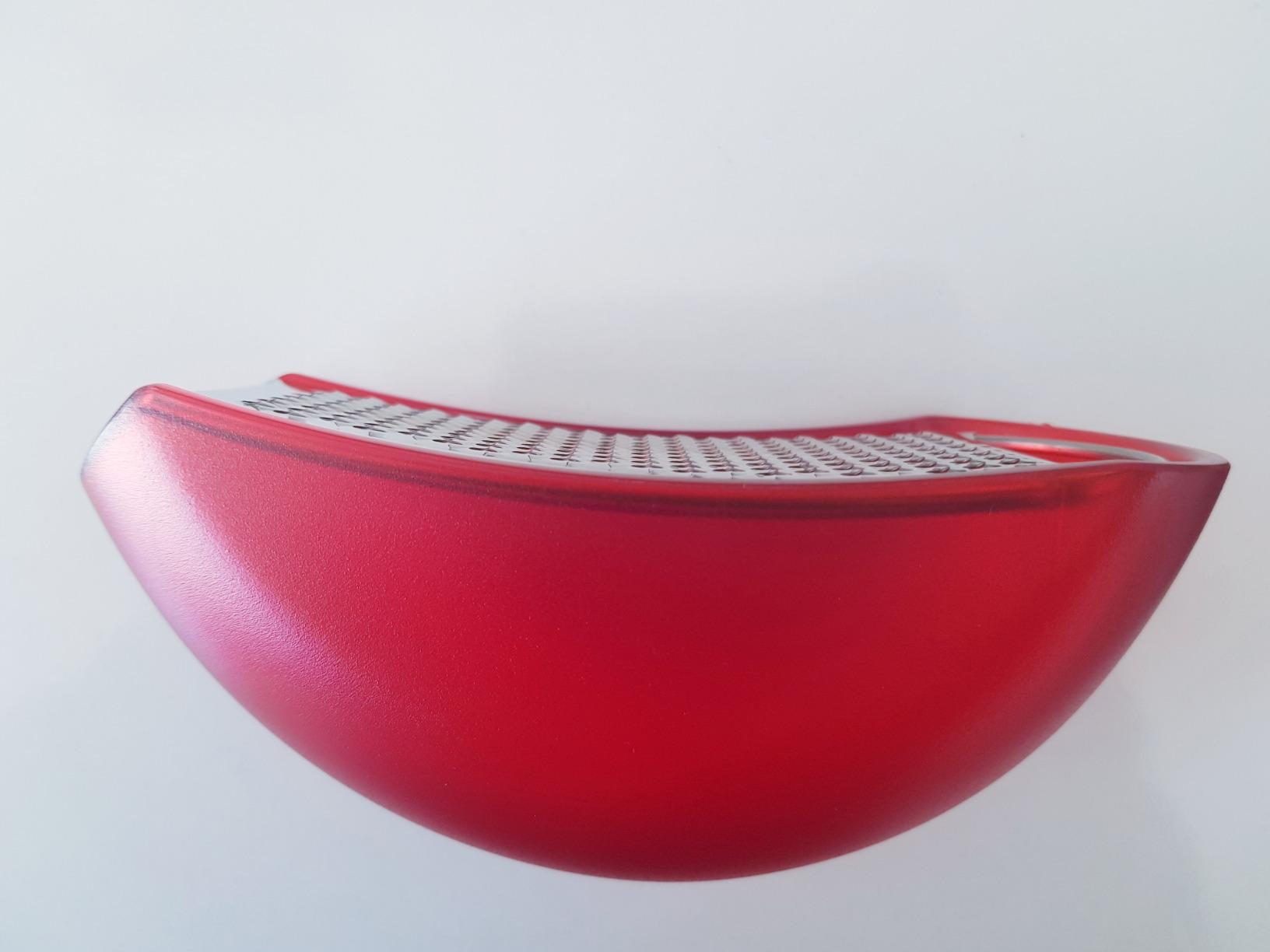 Alessi Parmenide AARU01 R grattugia rossa acciaio