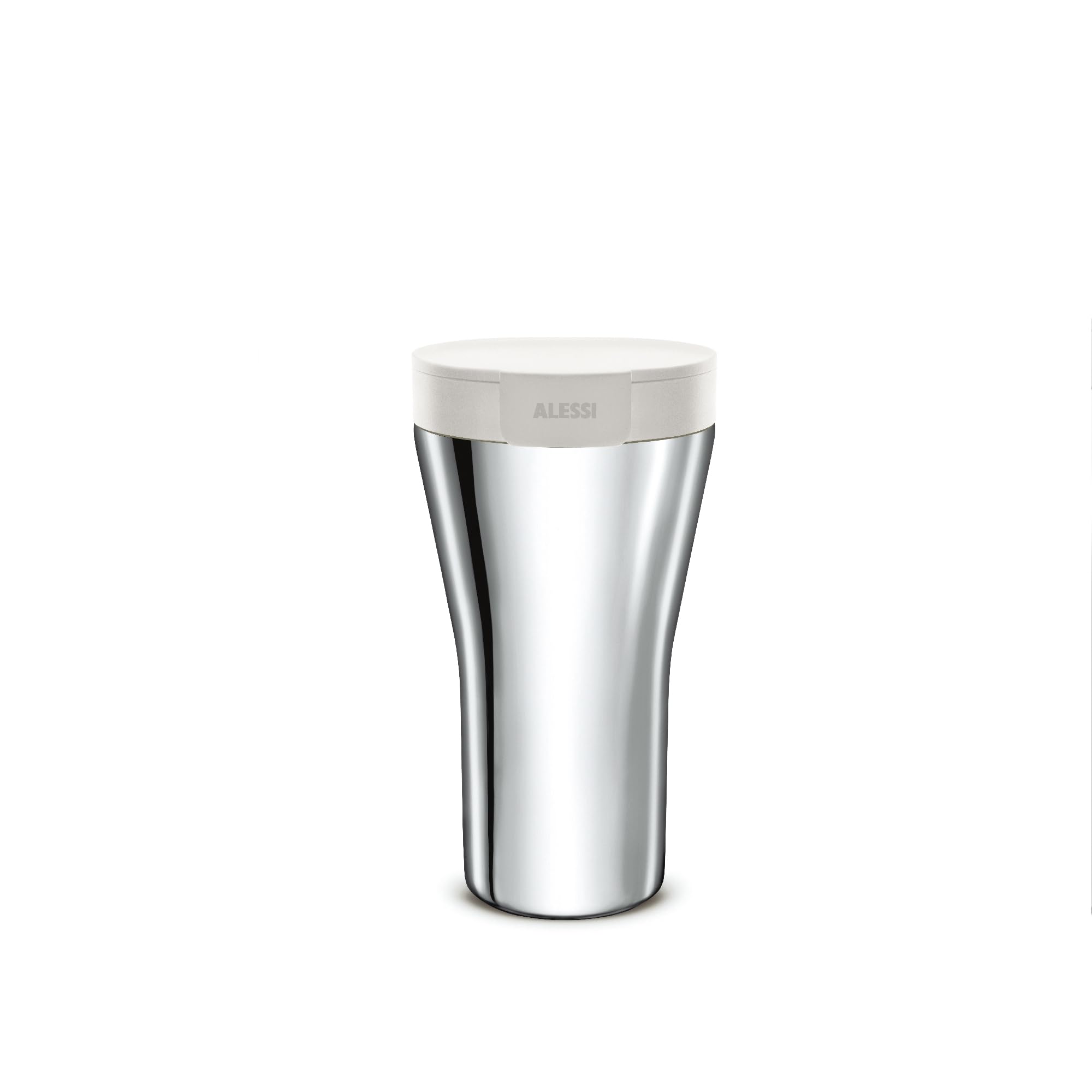 Alessi Caffa GIA24 W Travel Mug Acciaio Bianca Termica
