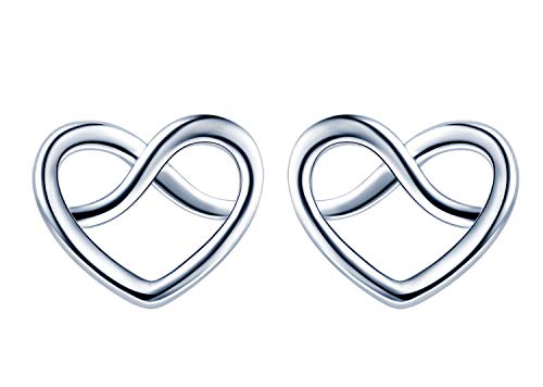 Infinionly Orecchini Cuore Argento 925 Infinito Donna