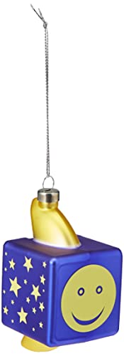 Alessi Mooncube GJ02 8 pallina Natale luna vetro