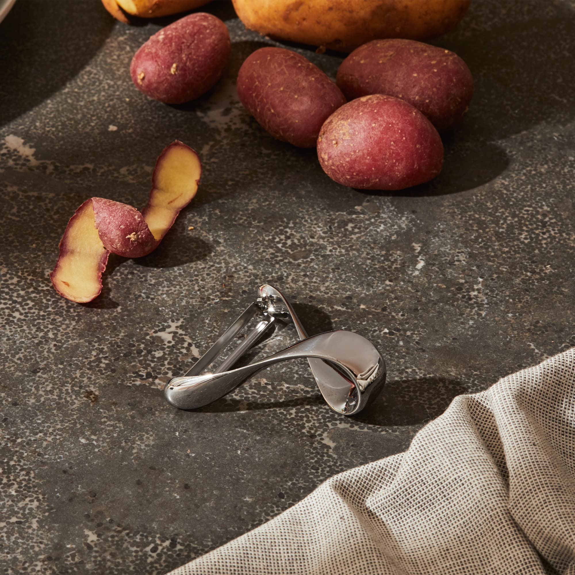Alessi Sfrido VS02 pelapatate acciaio inox lucido