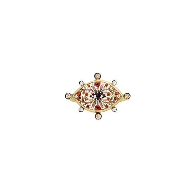 Le Sibille Anelli Lightray anello oro giallo diamanti