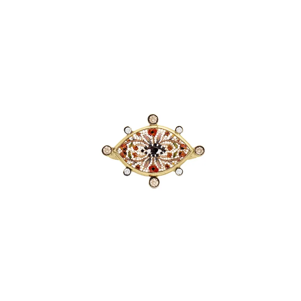 Le Sibille Lightray Anello oro giallo 18kt diamanti