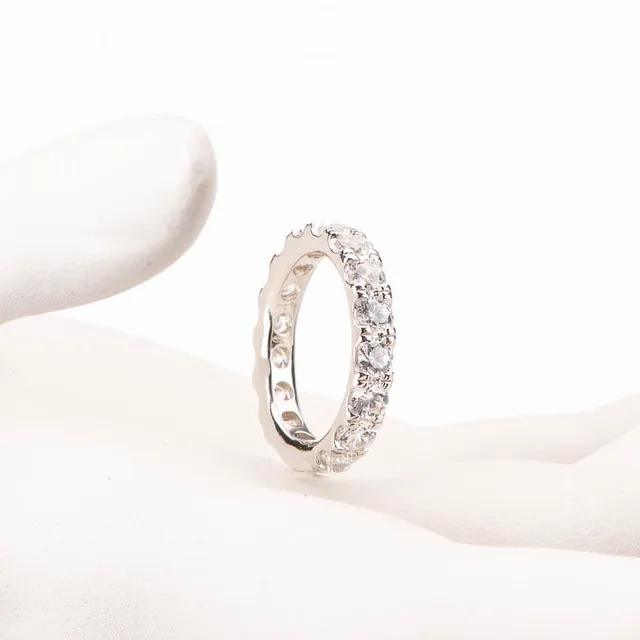 Chic Ad Hoc Anelli Fede Eternity Zirconi Brillanti