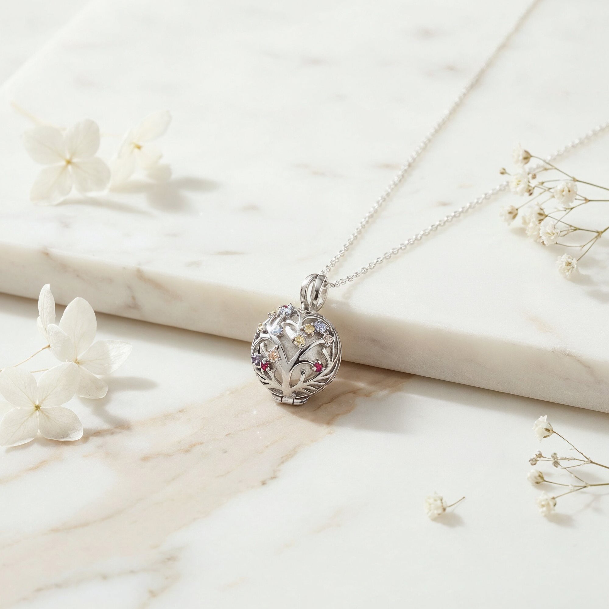 Engelsrufer Bloom Ciondolo Sfera Zirconia Multicolor