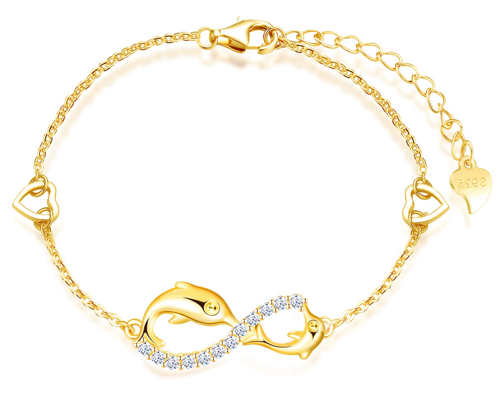 INFINIONLY Fashion Bracelets bracciale argento 925 stella