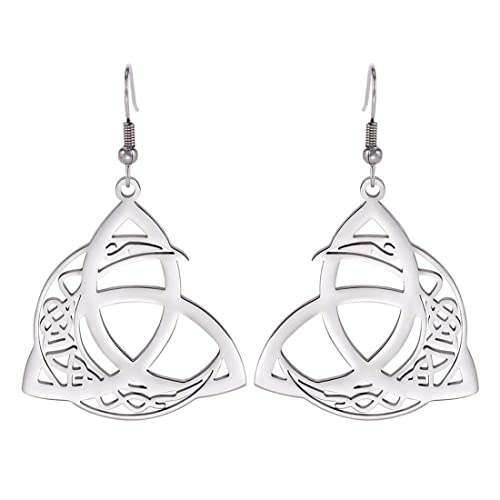 EUEAVAN Earrings orecchini luna celtica mezzaluna donna