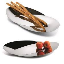 Alessi Octave ABI05 Cestino Pane Acciaio Lucido