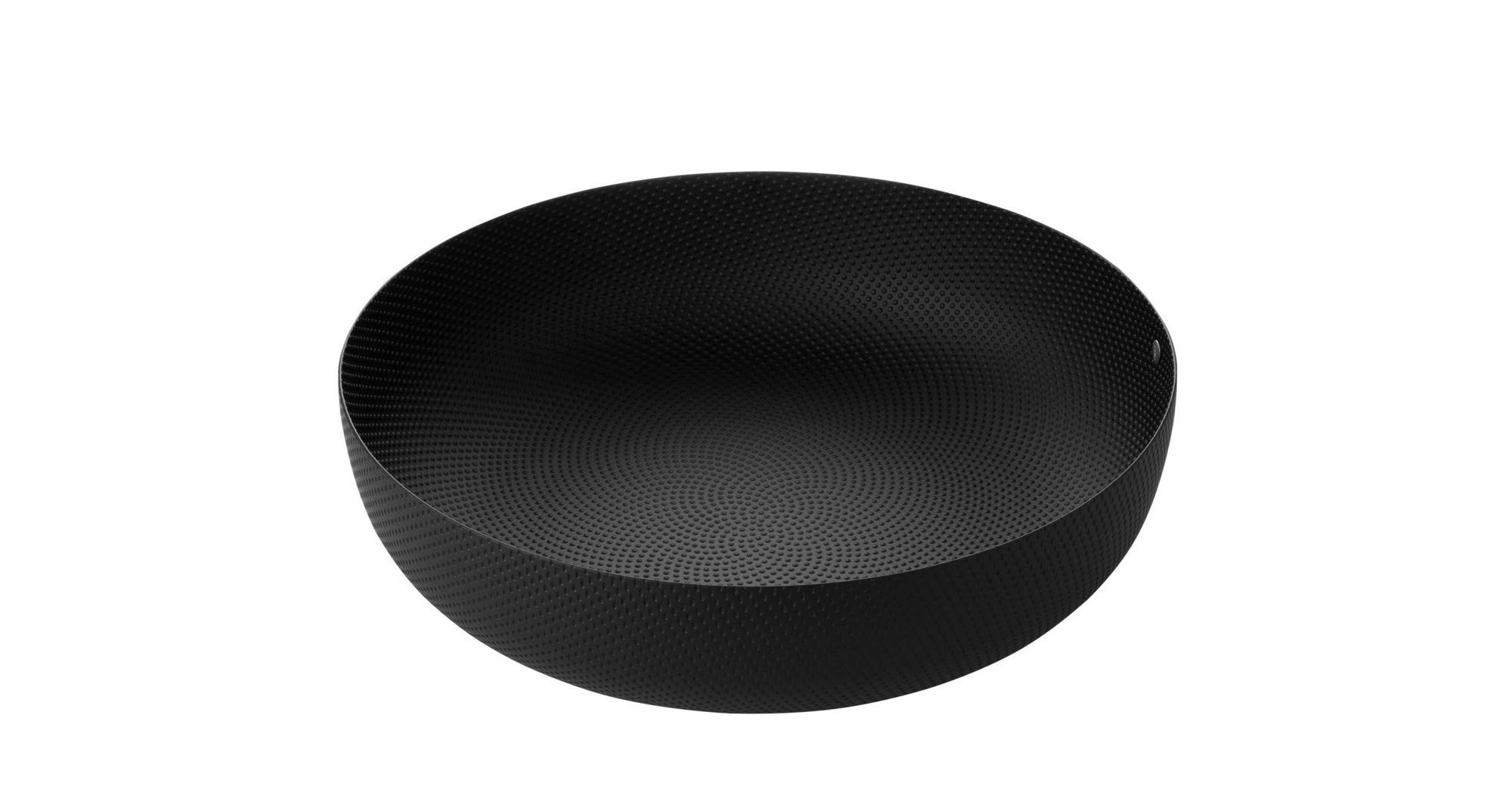 Alessi JM17/24 BT Cestino Rotondo Nero 24 cm Morrison