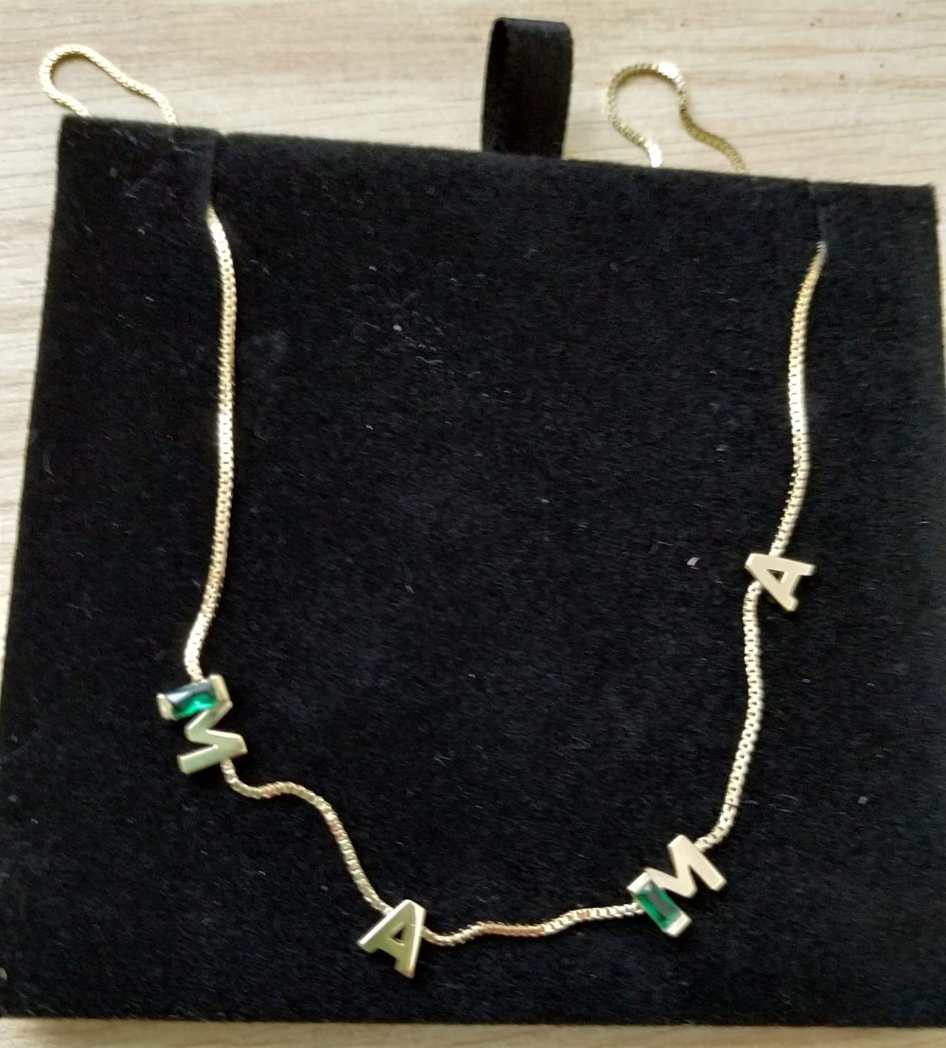 LOUISA SECRET Maman bracciale argento 925 verde zirconi