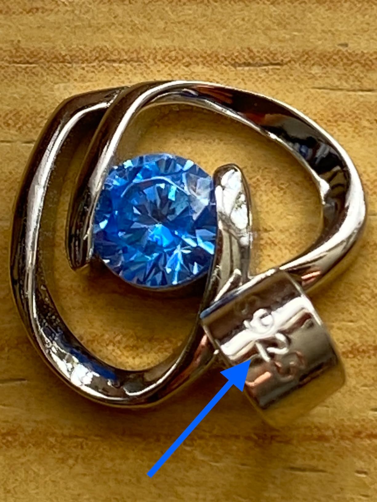 Infinionly collana cuore blu argento 925 45 cm