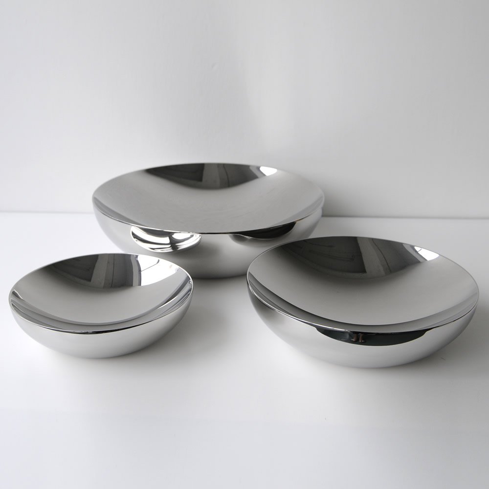 Alessi Double DUL02/32 ciotola acciaio lucido 32 cm