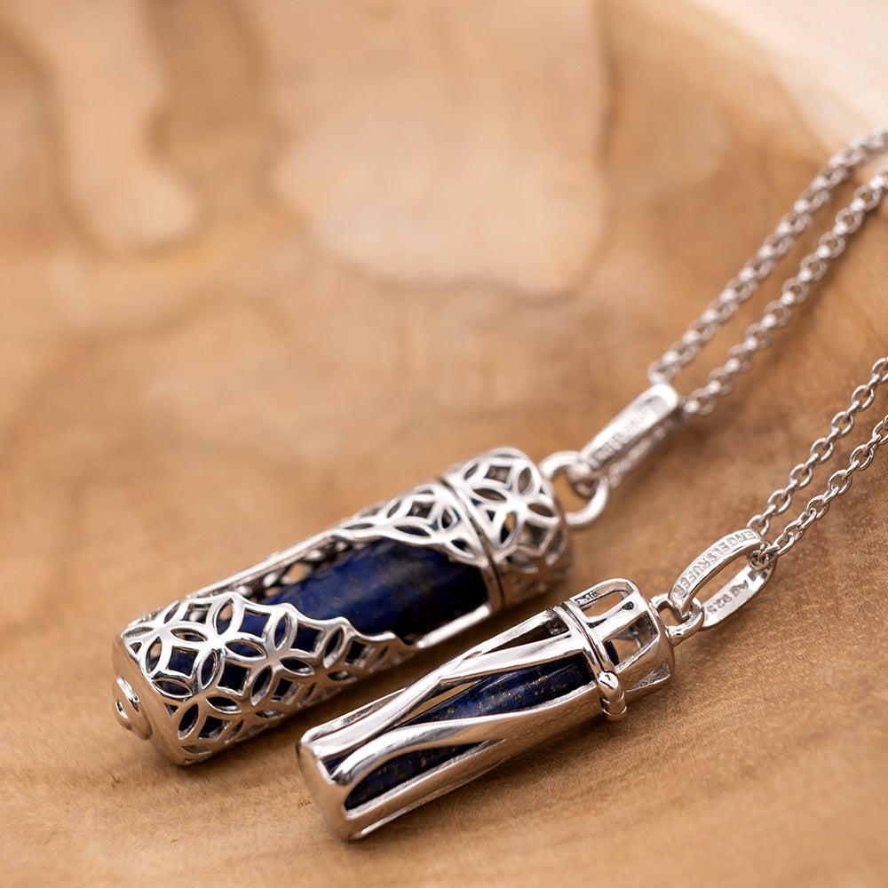 Engelsrufer Powerful Stone collana argento lapislazzuli S