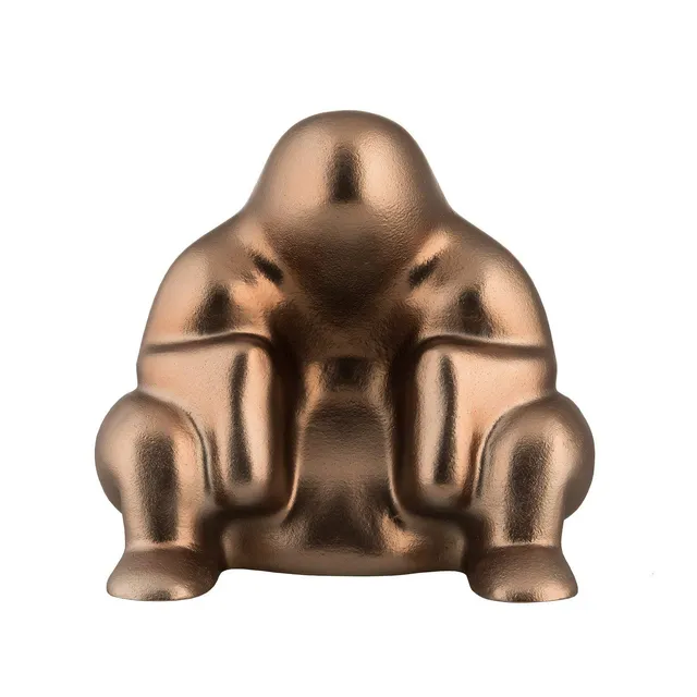 Alessi Dédé PS18 BM fermaporta resina marrone
