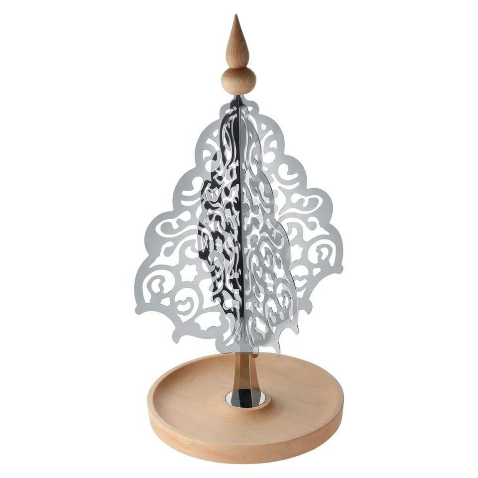 Alessi Dressed for X-mas decorazione natalizia acciaio 27 cm