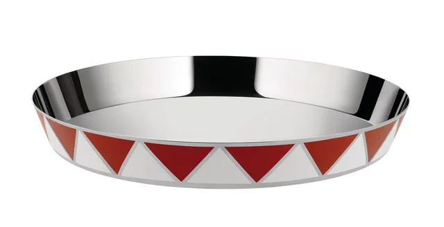 Alessi Circus MW56 vassoio rotondo acciaio multicolore