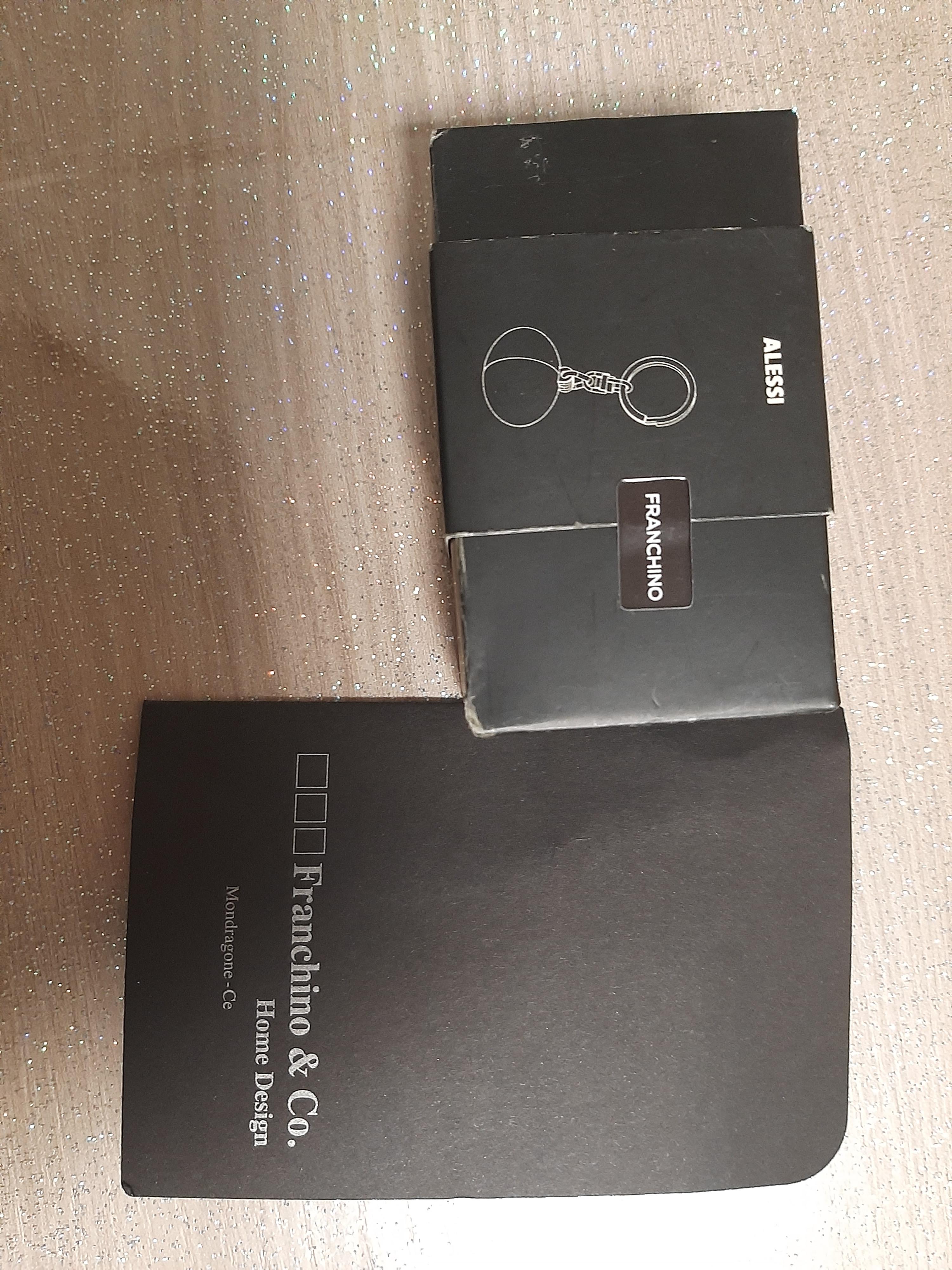 Alessi Bon Bon FA07 Portachiavi Portagettone Acciaio Grigio