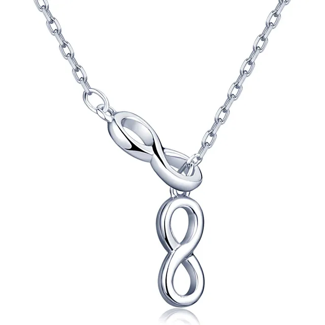 INFINIONLY Fashion collana doppio infinito Y argento 925