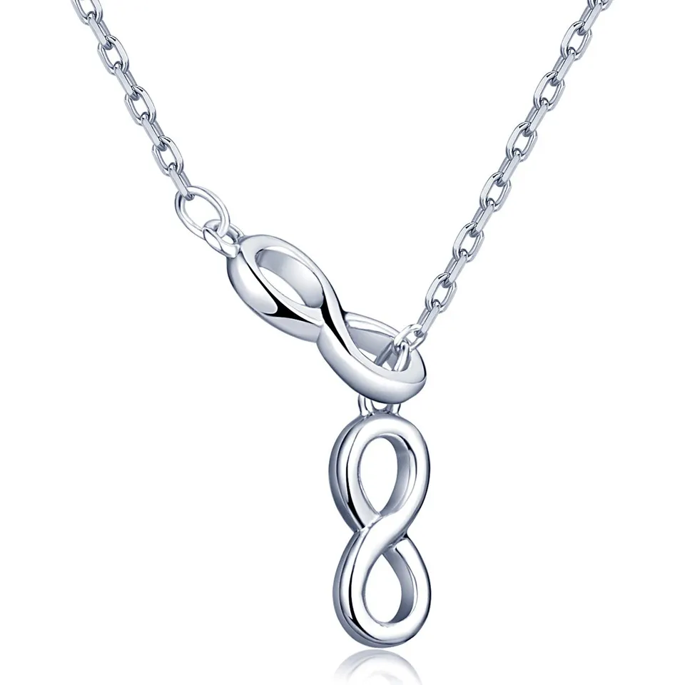 INFINIONLY Fashion collana doppio infinito Y argento 925