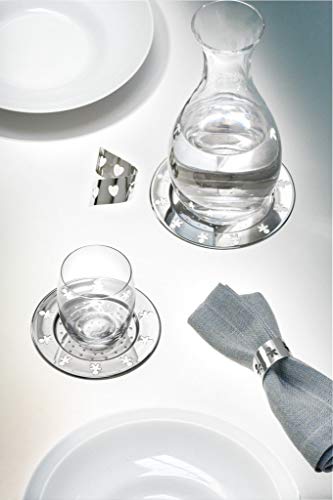 Alessi Girotondo AKK80/13 sottobicchiere acciaio lucido 18/10