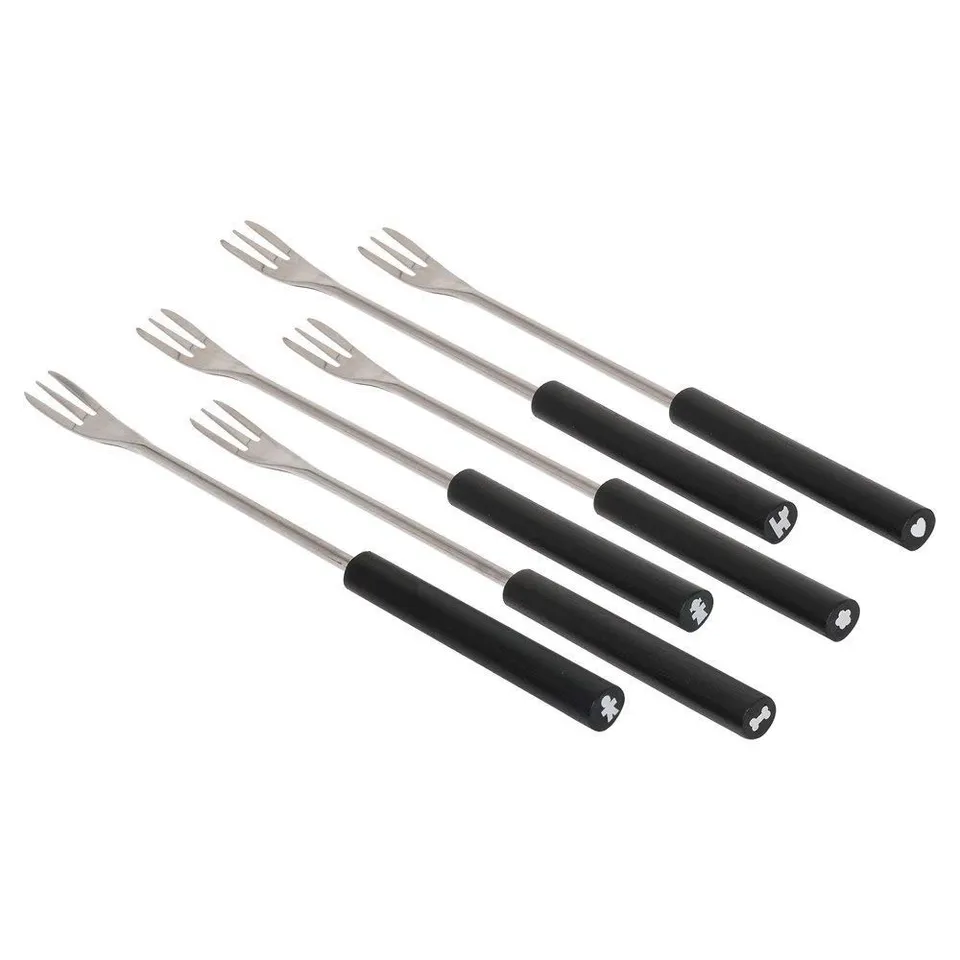 Alessi Tavola Mami SG58 B forchette fonduta acciaio set 6 pezzi