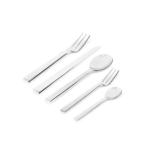 Alessi DC05S5 Santiago set posate acciaio 5 pezzi lucido