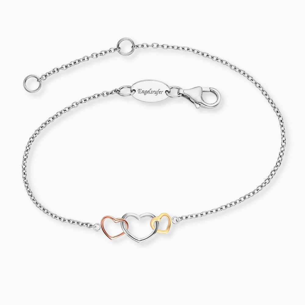 Engelsrufer With Love Bracciale Argento 3 Cuori