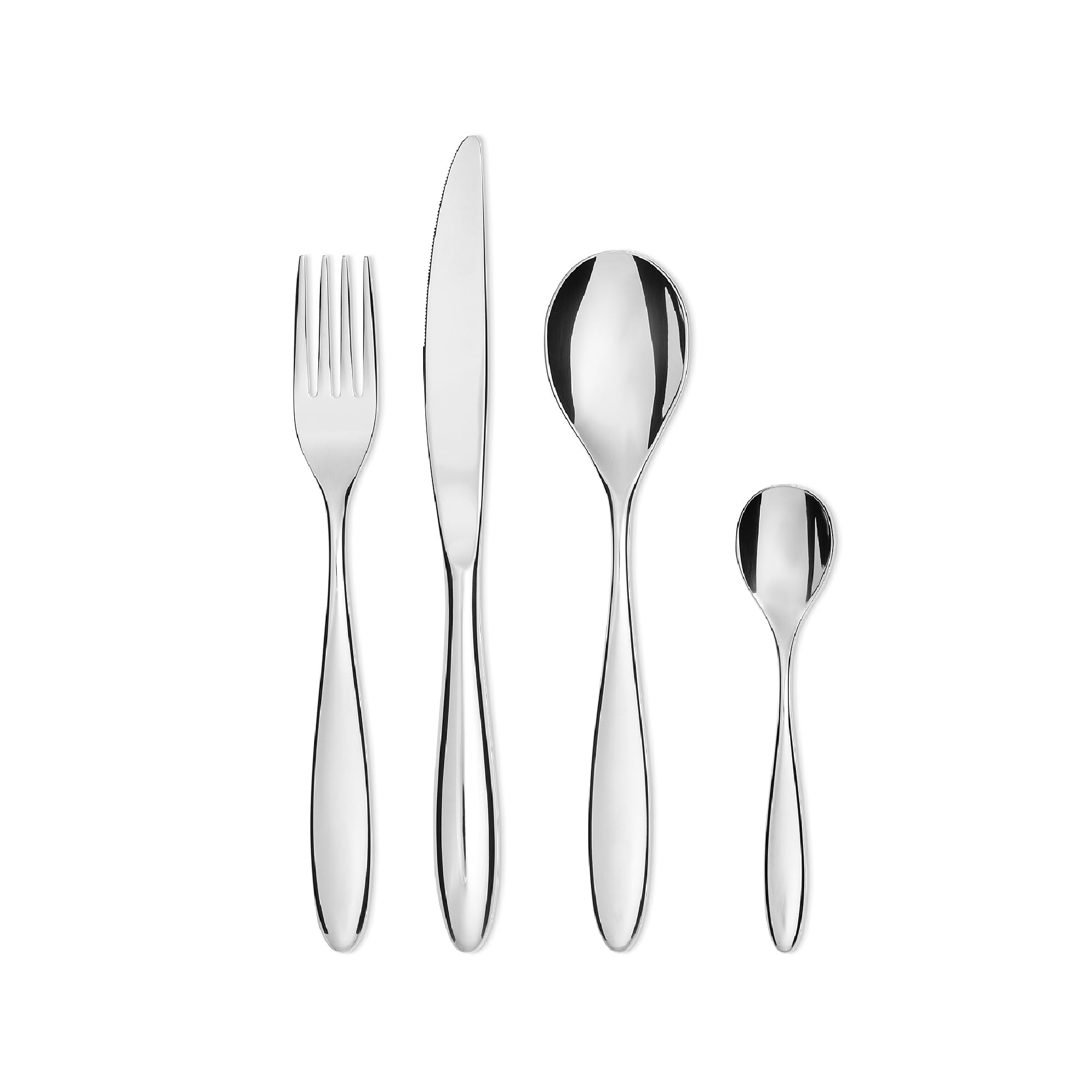 Alessi Mami SG38S24M Servizio Posate 24 Pezzi Acciaio 18/10