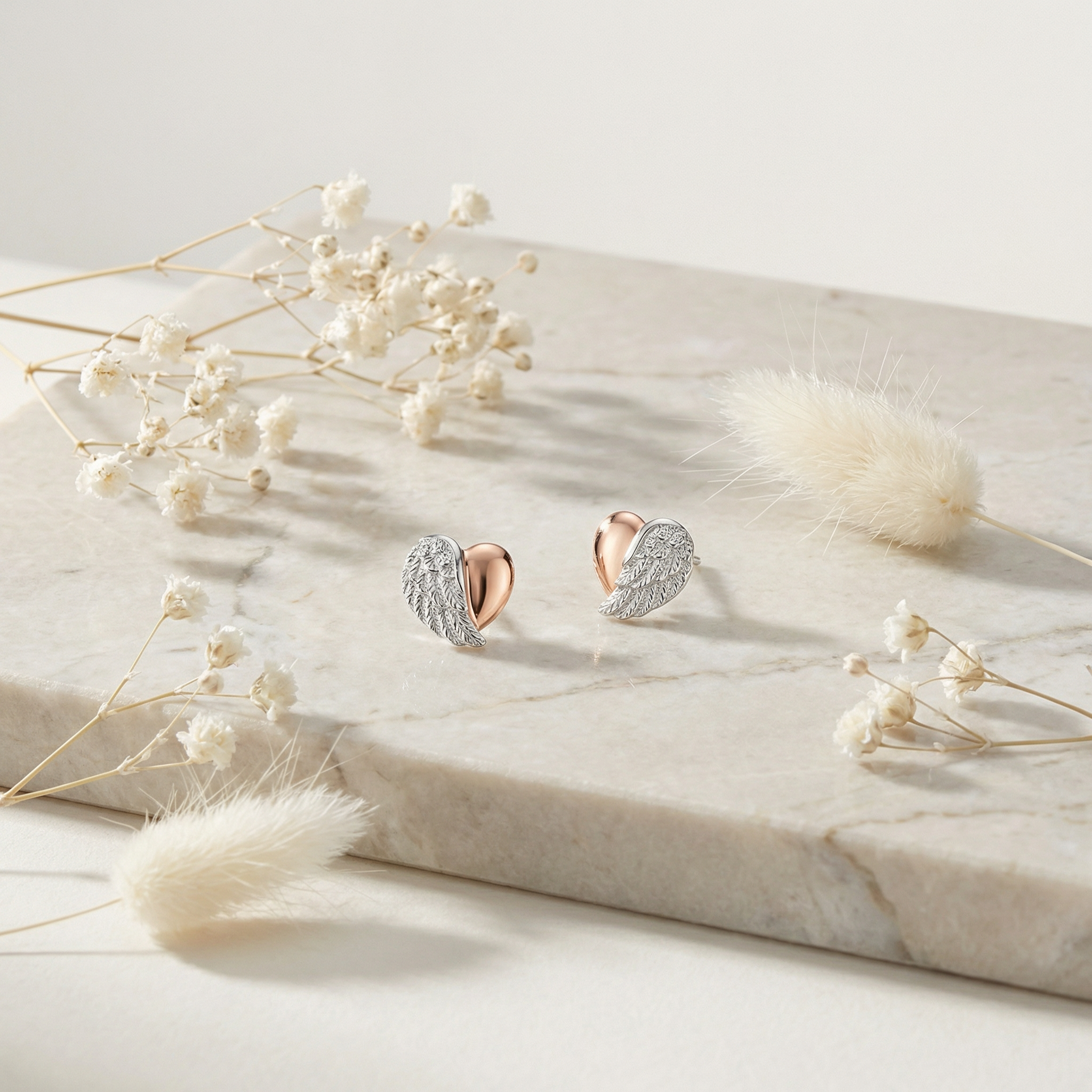 Engelsrufer Herzflügel Bicolor orecchini argento zirconia