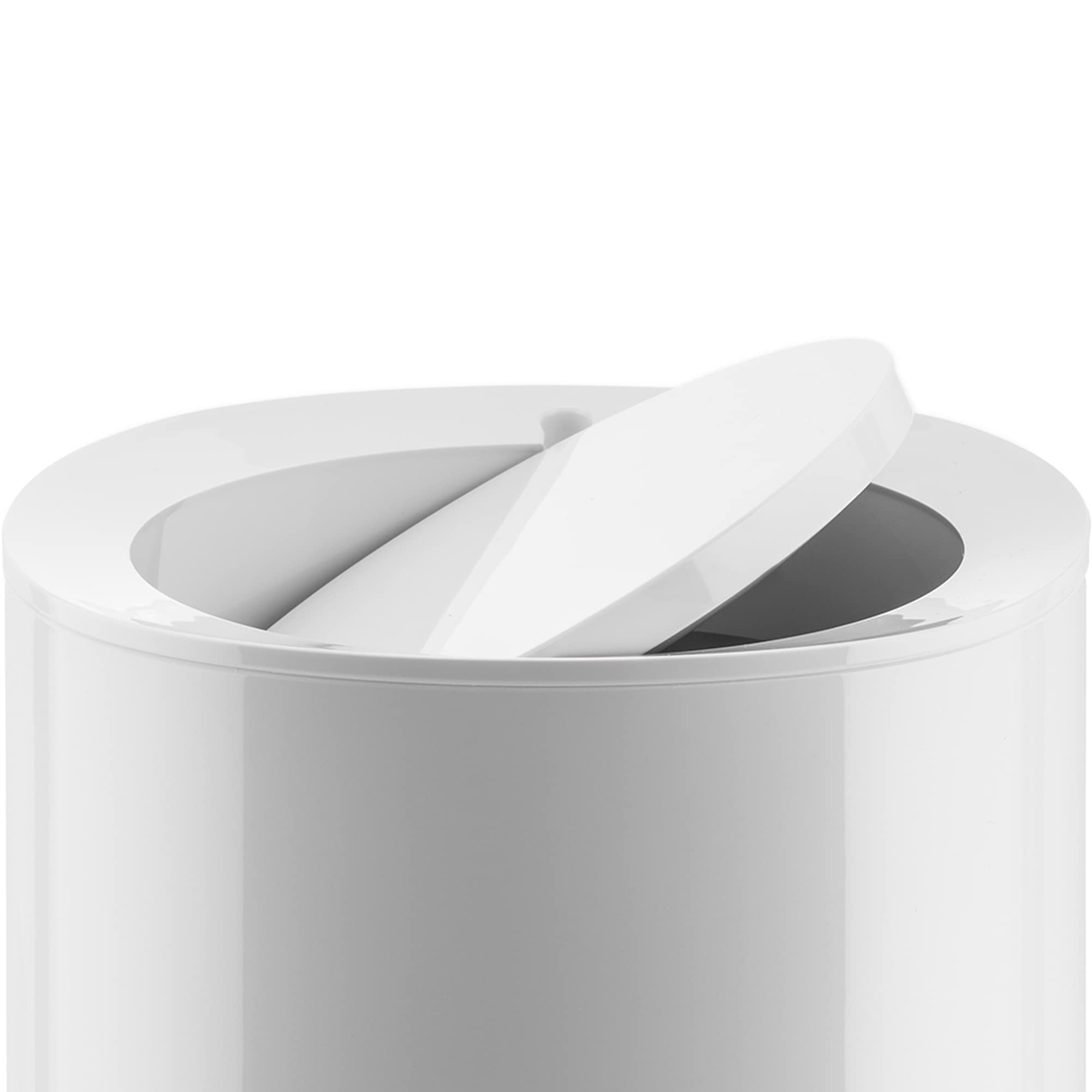 Alessi Birillo PL10 W Cestino Bagno PMMA Bianco