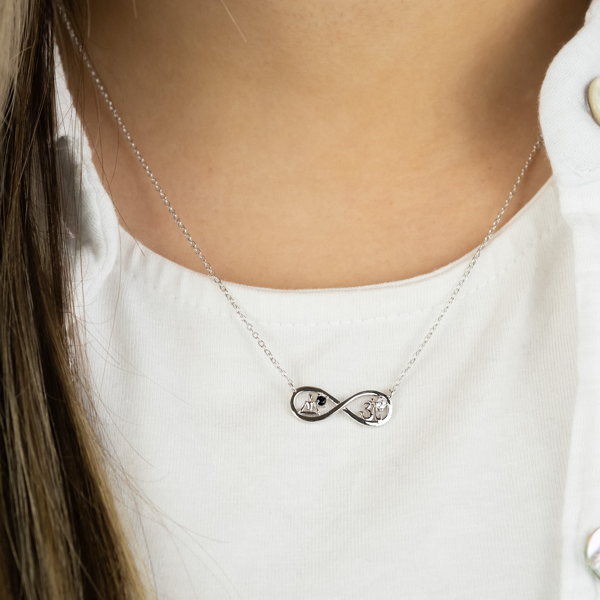 Engelsrufer Infinity Collana Argento 925 Zirconia