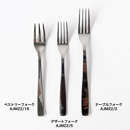 Alessi AJM22/16 KnifeForkSpoon forchetta dolce 18/10 set 6