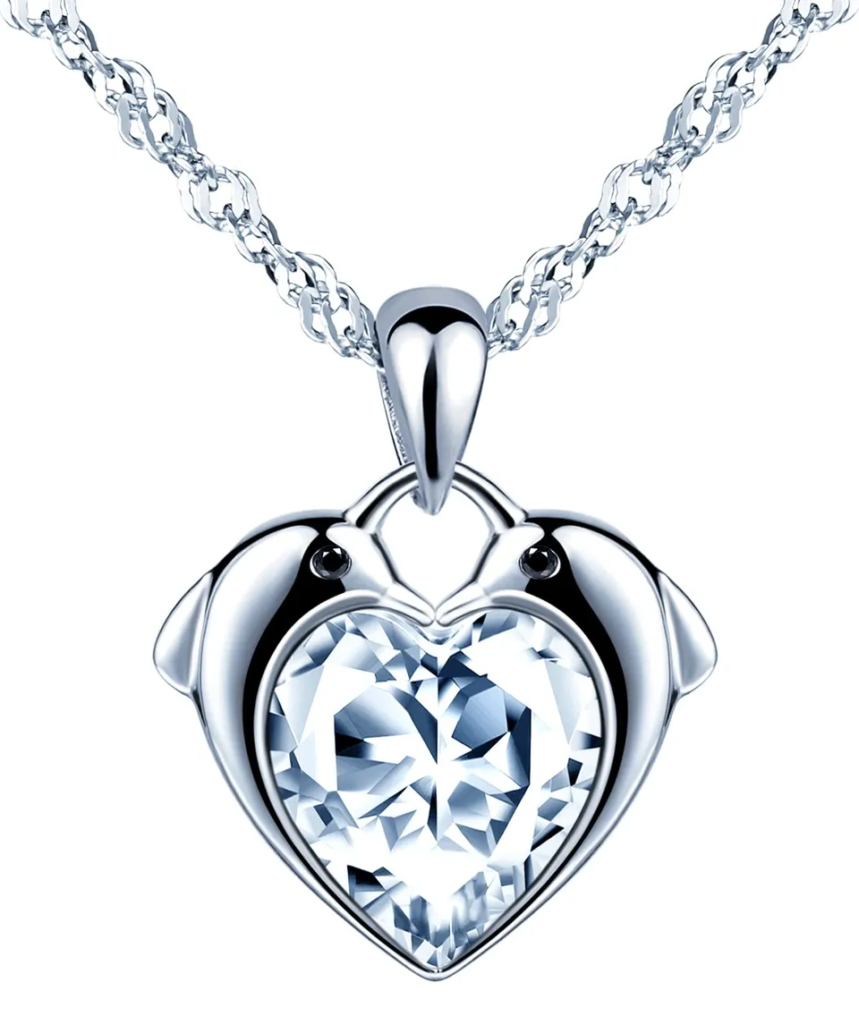 Infinionly Fashion Necklaces collana cuore argento 45 cm