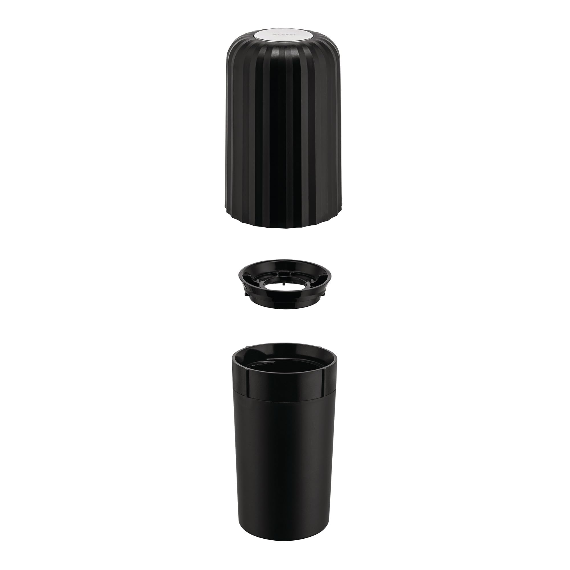 Alessi Plissé MDL20 B Svuotacapsule Nero 8,3 cm Resina