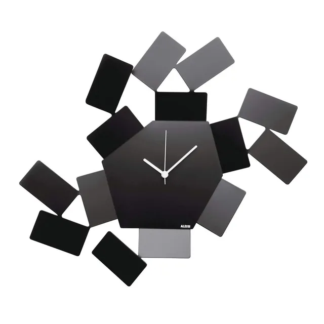 Alessi La Stanza dello Scirocco MT19 B orologio nero 46 cm