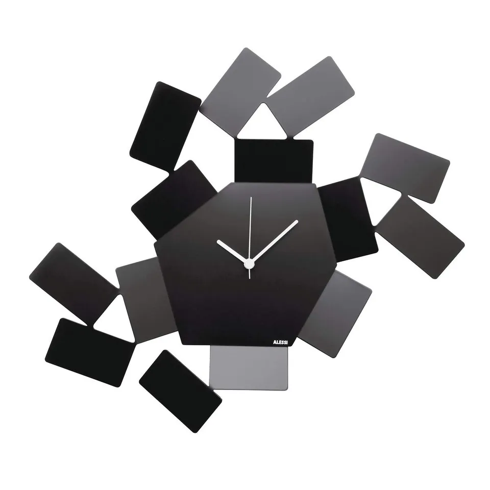 Alessi La Stanza dello Scirocco MT19 B orologio nero 46 cm