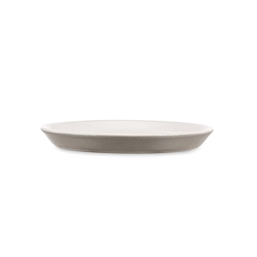 Alessi Tonale DC03/77 LG piattino ceramica grigio chiaro set 4