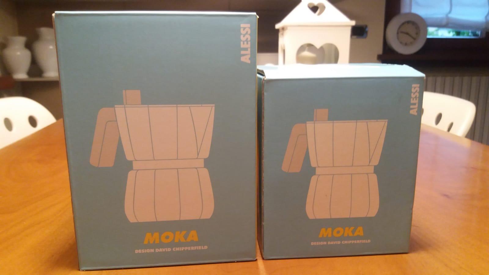 Alessi Moka DC06/6 caffettiera alluminio 6 tazze