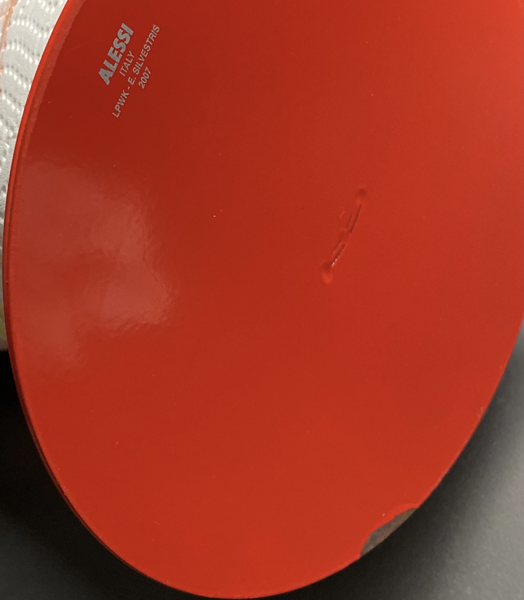 Alessi Mediterraneo ESI02 portarotolo acciaio 18/10 33 cm