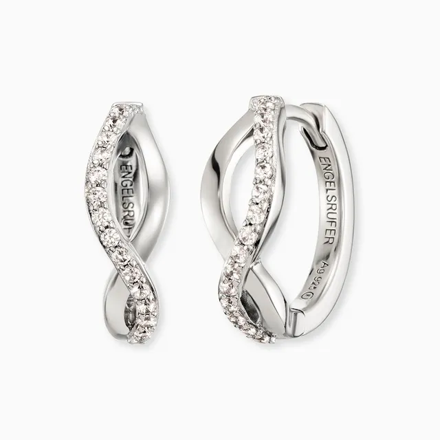 Engelsrufer Paradise creole argento 925 orecchini zirconia