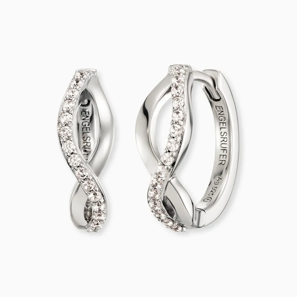 Engelsrufer Paradise creole argento 925 orecchini zirconia