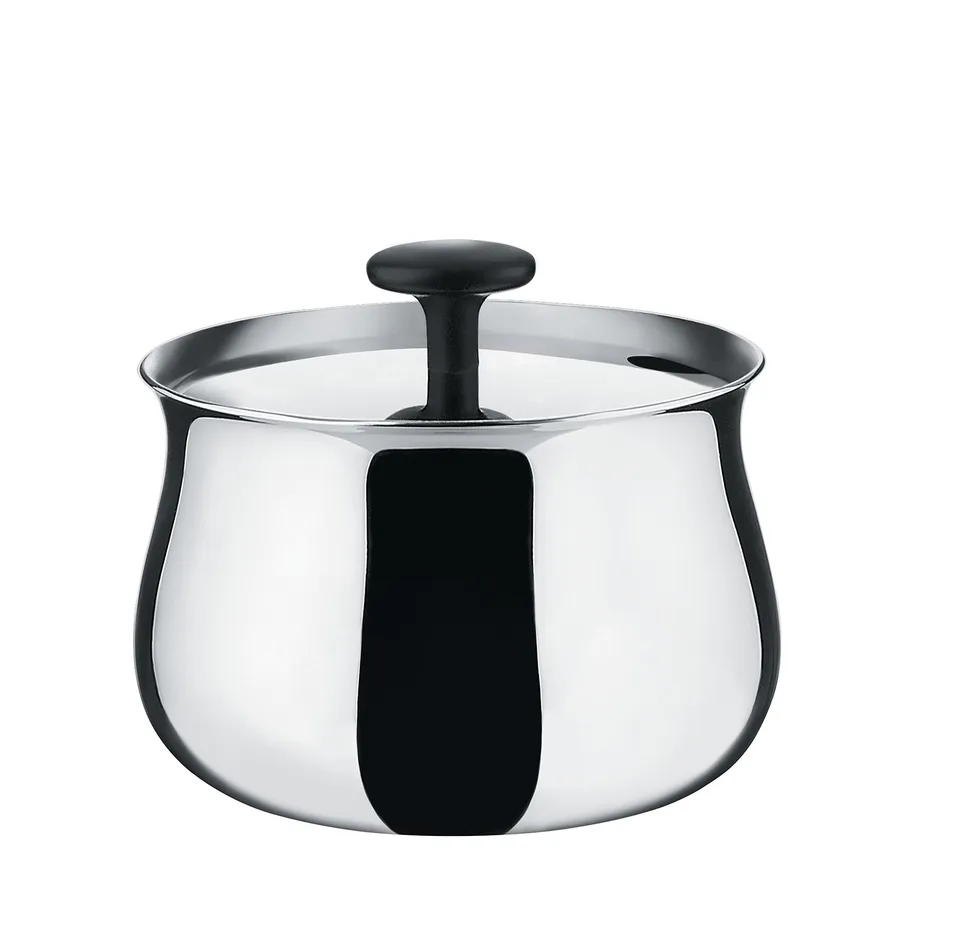 Alessi NF03 Cha zuccheriera acciaio argento lucida