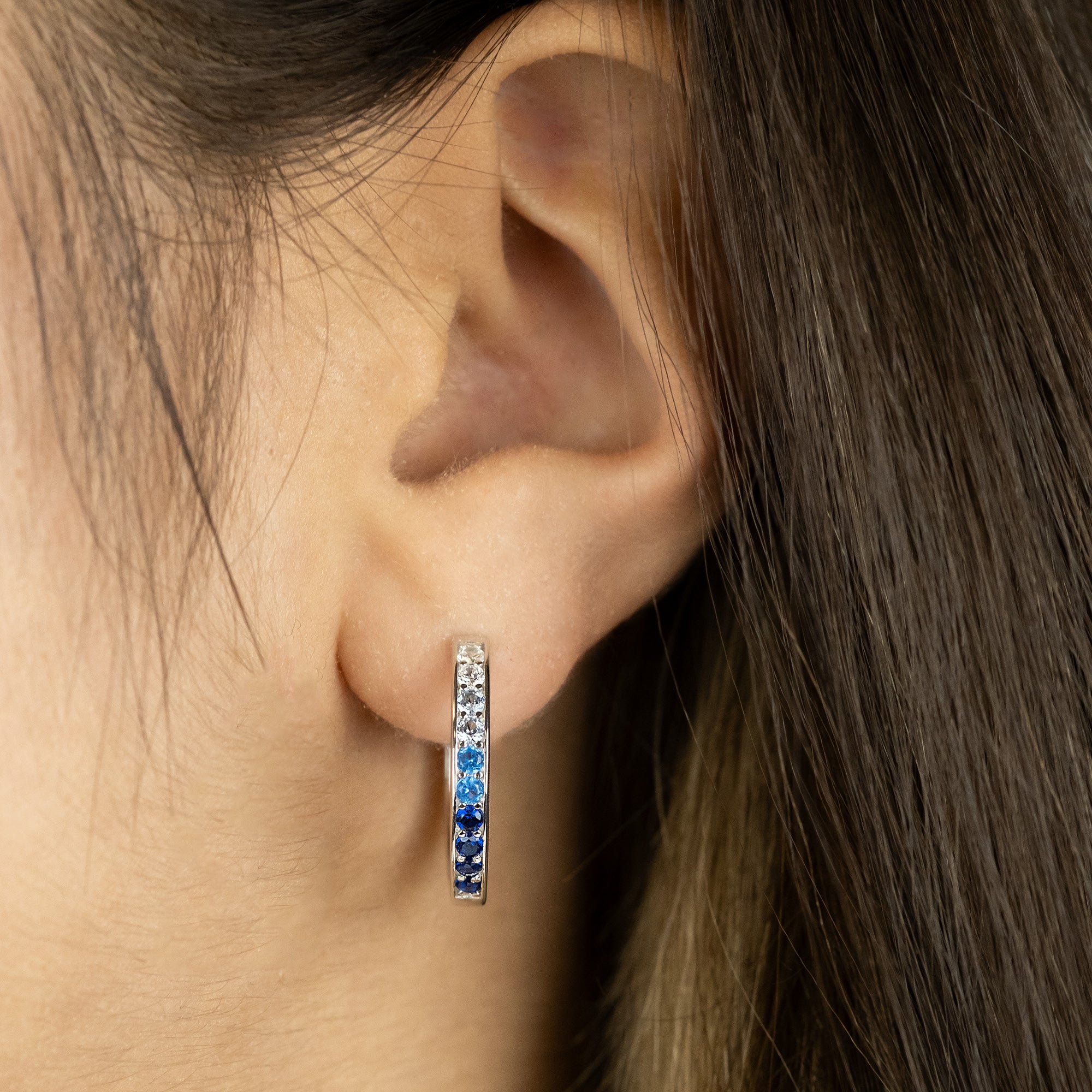 Engelsrufer Ocean creole argento zirconi multicolor 13 mm