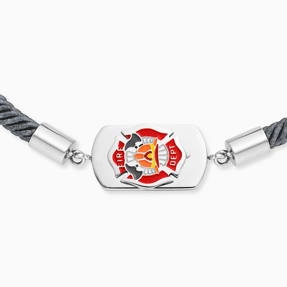 Engelsrufer Kinder bracciale pompiere acciaio smalto bimbo
